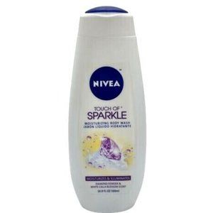 Nivea Touch Of Sparkle Hydra IQ Cream Oil Body Wash 16.9 fl.oz. Calla Blossom